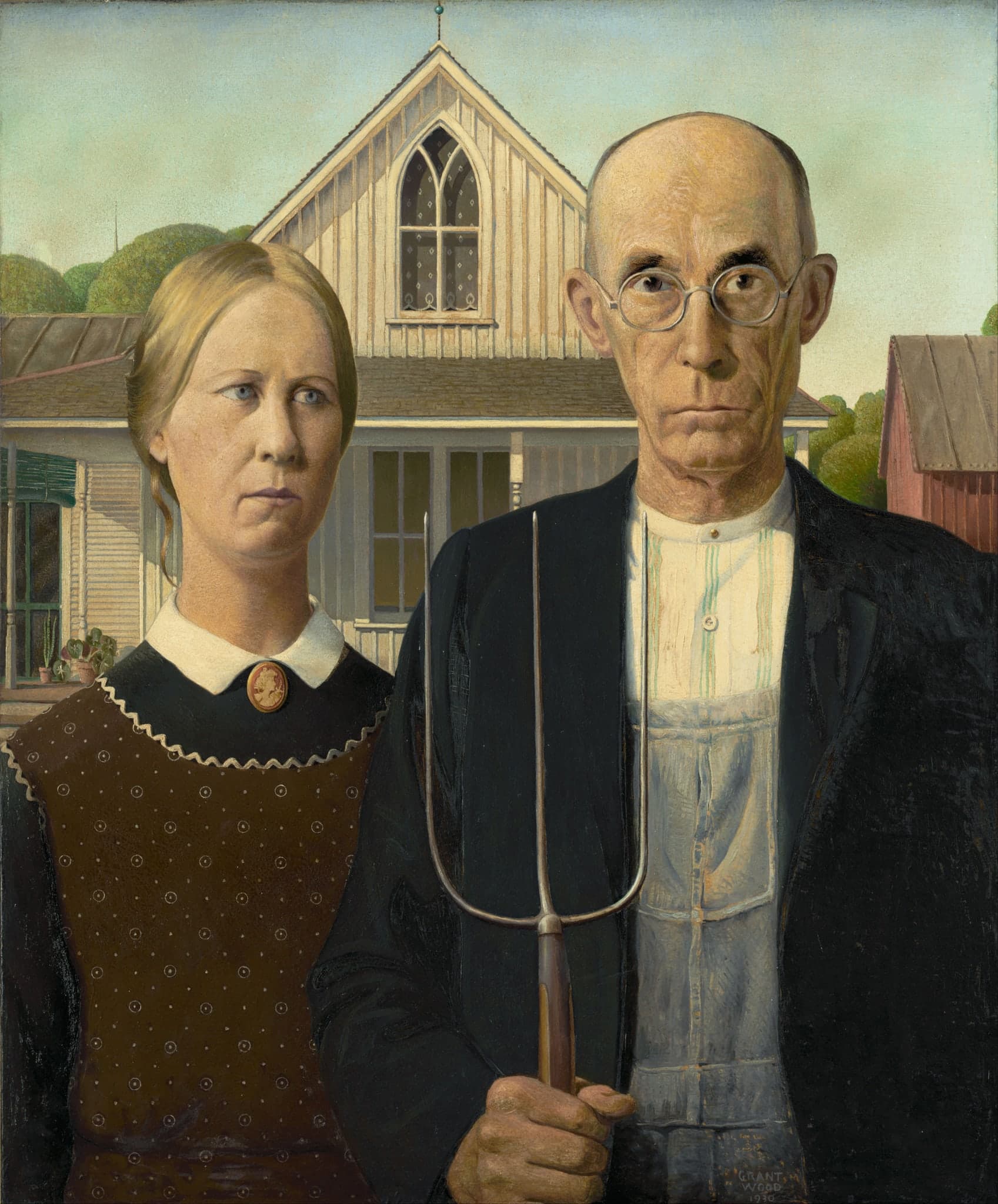 American Gothic — Grant Wood